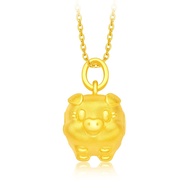 FB8 CHOW TAI FOOK 999 Pure Gold Pendant - Lovely Pig R22053