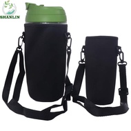 SHANLIN Sport Cup Covers Bag, 18/36/64oz Neoprene Water Bottle Cover Bag, Holder Pouch Portable Stra