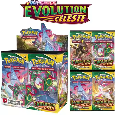 Hot 360Pcs English Pokémon TCG: Sword Shield Evolving Skies Booster Box Pokemon Trade Card 36 Pack B