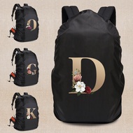 Outdoor Climbing Ultralight  Backpack Cover Backpack Cover Gold Letter Print Rainproof 20-70L Campin