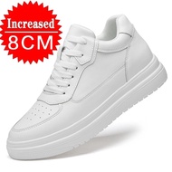 yyyHigh Quality Men Sneakers Elevator Shoes for Men Fashion Casual Shoes Comfortable Leather Sports 