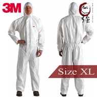 3M รุ่น 4510 ขนาดใหญ่พิเศษ(Size XL) ชุดป้องกันสารเคมี เหมาะสำหรับห้องปราศจากเชื้อ ป้องกันฝุ่นละออง แ