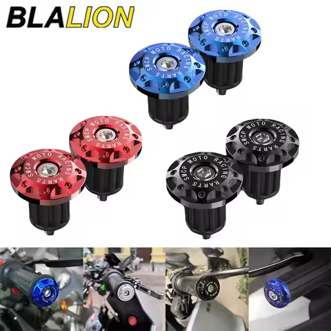 BLALION Motorcycle Handle Bar Ends Plug Grips Handlebar Plug Caps Slider Motor Modification Handle P