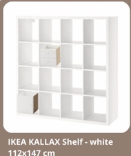 IKEA KALLAX Shelf - White
