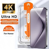 One Click Dust-Free Installation Tempered Glass HD Screen Protector Film For Honor 600 Lite 400 Pro 