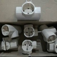 Uticon 3 Way Socket With Grounded Plug