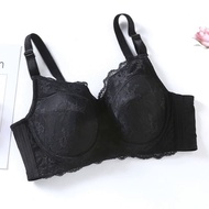 Plus ขนาดผู้หญิงเต็มรูปแบบเรียงราย Underwire Lace Bra Minimizer Bras 75 80 85 90 95 100 105 110 B C 
