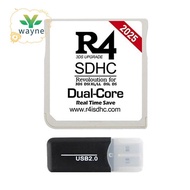 R4 Burning Card Flash Card R4 SDHC Card COM Card Dual Core R4  Game Gold Card Instant Save Adapter C