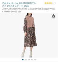 全新未剪牌-日本Jill Stuart 套裝連身裙-F size