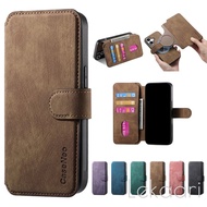 Magnetic 2 in 1 Leather Flip Case For Oneplus 13 12 11 10T ACE5 Pro Nord CE 3 5G Wallet Card Holder 