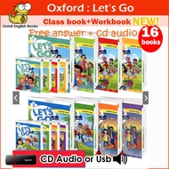 พร้อมส่ง หนังสือเรียนและแบบฝึกหัด Oxford : Lets Go Class Book + Workbooks 6 เลเวล รวม 16 Book+USBs +