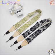 LUOYAO Camera Shoulder Strap, Quick Release Top-grain Genuine Leather Micro Single Strap, Adjustable