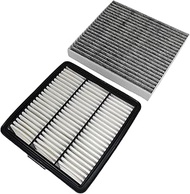 Engine & Cabin Air Filter Fit for 2021-2024 Hyundai Elantra 2.0L, 2024-2025 Hyundai Kona 1.6L 2.0L, 