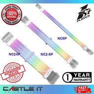 1st Player Motherboard 24PIN / 2x PCIE 8 PIN / PCI-E 8-PinARGB Extension Cable Sleeved PCIE 8PIN NC8