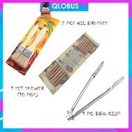QLOBUS BBQ Accessories BBQ Stuff- BBQ Clip BBQ Brush BBQ Stick Skewer