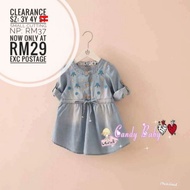 [clearance] £Denim dress/ top for kids (small cutting)