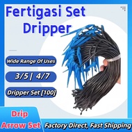 Fertigasi Set Dripper/50cm 3/5 & 4/7 Microtube Full Fertigation Dripper Set