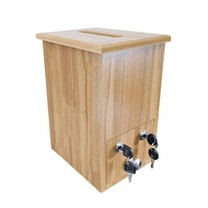 Double Lock Gondola Wooden Suggestion Box Donation Box Donation Collection Box Ballot Box Opinion Bo