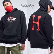 HUF x Thrasher 帽t 連帽 棉 上衣 聯名款 長袖