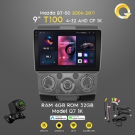 Q7 จอ android 9 นิ้ว MAZADA BT50 2005-2010พร้อมWIFI GPS YouTube 2DIN Apple CarPlay