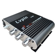 LVPIN Mini HiFi Stereo Amplifier Treble Bass Booster 12V