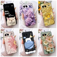 Case For Google Pixel 6 Casing Aesthetic Cute Cartoon Fashion Butterfly Funny Painted Back Cover GB7