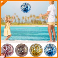 [EST] Inflatable Glitter Beach Ball for Summer Water Activities Fun Safe Beach Ball Perfect for Pool Parties