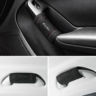 Suede Car Door Handle Protective Cover Inner Door Armrest Cover Roof Pull Gloves Door Handle Gloves Inner Handle Gloves