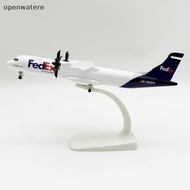 openwatere 1 Set 20cm Fedex ATR Airplane Model Airplane Toy Diecast Metal Alloy Collection Children 