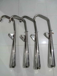 TMX 155 Muffler Chicken Pipe Pure Stainless