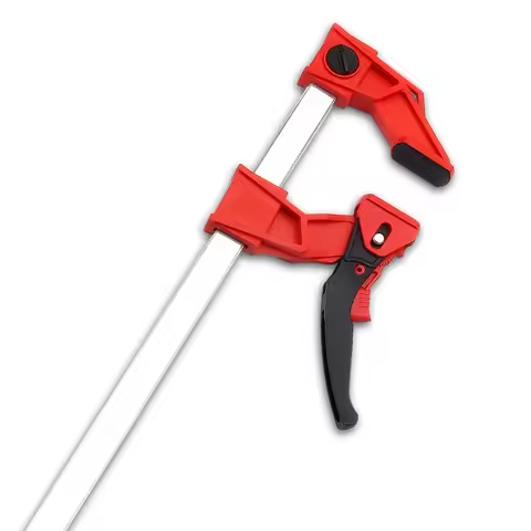 DURATEC Heavy Duty Quick Ratchet Clamp Plastic f Clamps Fixing Woodworking Clamp Tool Wood Clamp Bar