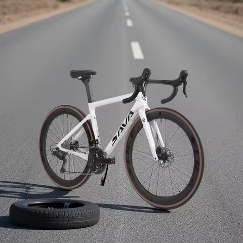 SAVA F20 Carbon Fiber Road Bike With Shimano 105 R7120 24 Speed Component Hydraulic Plate, Complete 