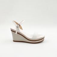 Giày sandal đế xuồng nữ siêu êm 9 phân guốc nữ quai ngang hở mũi cao gót 9cm Nuddo _ N102X