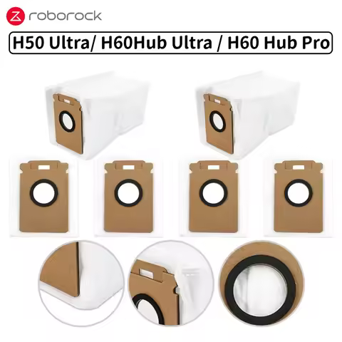 Dust Bag For (Roborock H50 Ultra / H60 Hub Ultra / H60 Hub Pro) Handheld Vacuum Cleaner Automatic Co