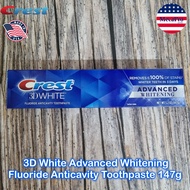 Crest® 3D White Advanced Whitening Fluoride Anticavity Toothpaste 147g เครสต์ ยาสีฟัน เพื่อฟันขาว ป้