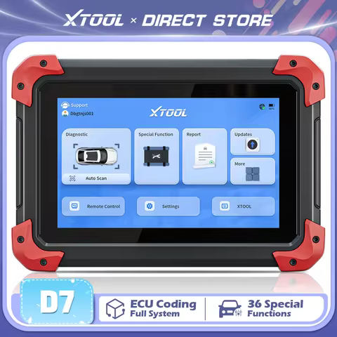 XTOOL D7 OBD2 Car Diagnostic Tools Bi-directional Automotive Scanner 3-Year Free Update Built-in CAN