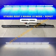 6 x 6 Federal Signal Magnetic ROOF Flashing 2 Colors Original