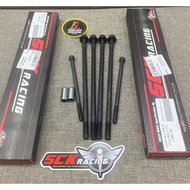 SCK LC135 / Y15ZR / RS150 RSX BOLT BLOCK ENGINE STUD 165MM 180MM 195MM JACKROD 4.5MM - 7.5MM RACING 