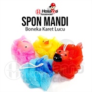 Spon Mandi BONEKA KARET / Bath Sponge Boneka Lucu