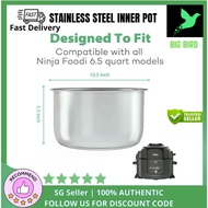Stainless Steel Inner Pot compatible with Ninja Foodi OL550, 300, 350 Accessory Pressure Cooker 6.5 