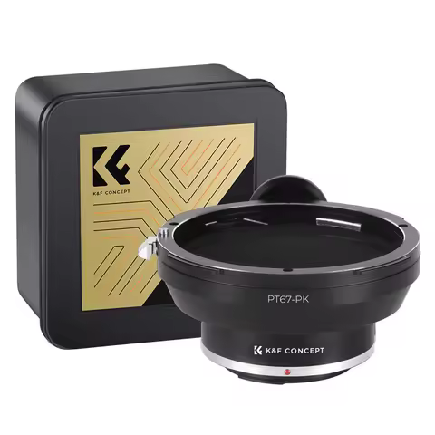 K&F CONCEPT for PENTAX67-PK Mount Adapter for Pentax 67 Lenses to Pentax K Camera Port for Pentax K1