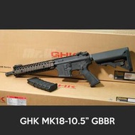 【Mr.W-缺貨中】GHK DD MK18 MOD1 GBB瓦斯步槍V2 快調HOP+7075緩衝機