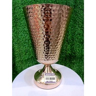 Romantika Gold Crystal Vase 26*33.5cm 20.5*36cm Metal Gold Flower Vases Decorative Modern Vase Wedding Centerpieces
