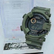 Digitec Fishman Loreng Green Army Original Military Watch