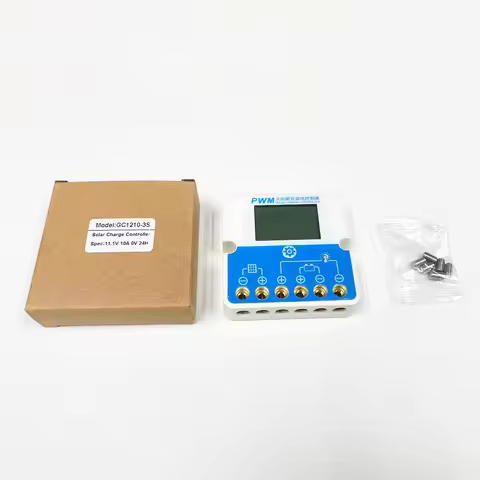 0V Start Design PWM Solar Panel Charging Controller 10A fit Lead acid 3S Lithium 4S lifepo4 Battery