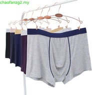 Plus Size 5 pcs Men's Underwear Boxer Brief Modal Cotton Breathable Trunks Boxer