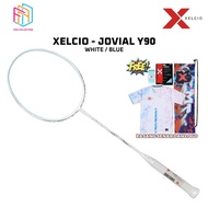 XELCIO Jovial Y 90 White Blue 5U6 Badminton Racket
