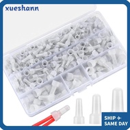 XUESHANN 250 Pcs Closed End Wire Connector, 22-16 16-14 Crimp Terminal, Electrical Wire AWG Gauge Wi