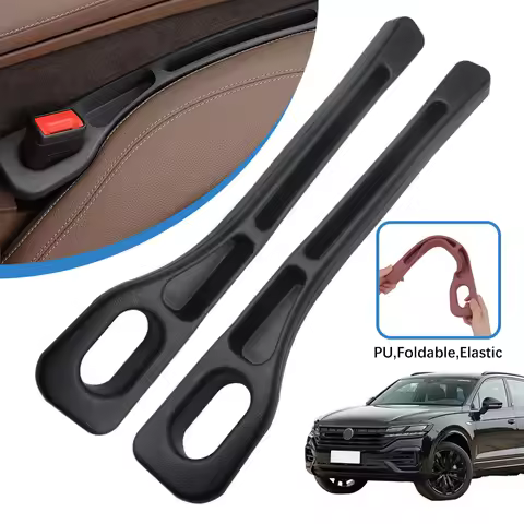 2X Car Seat Gap Filler Between Seats Crevice Decoration Interior Accessories For VW Touareg Passat B