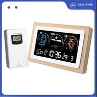 DBM.HOME-Smart Weather Station Barometer Clock Indoor Outdoor Temperature Humidity Meter Weather For